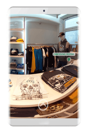 360-Grad-Rundgang Kleidungsgeschäft