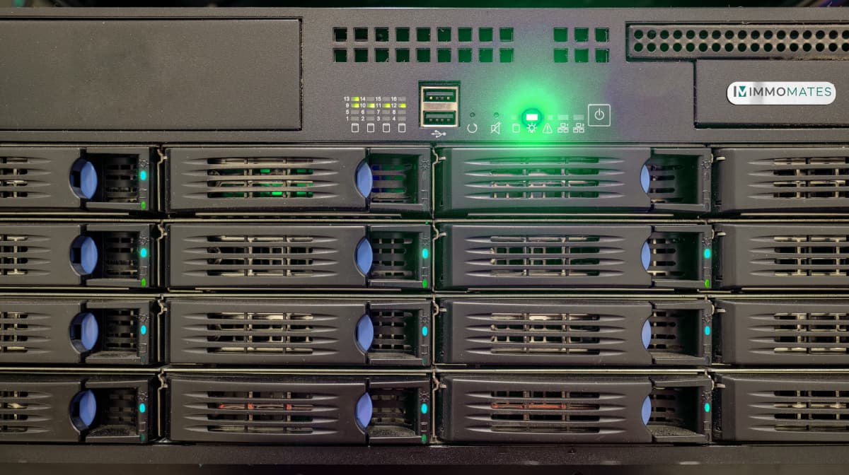 Server in einem deutschen Rechenzentrum