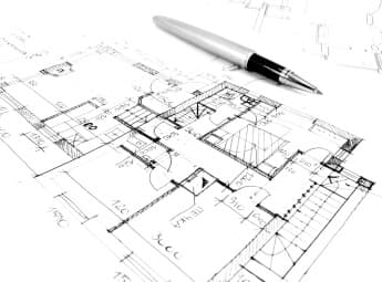 Zeichnung eines Grundrisses